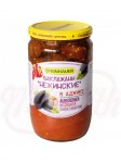 Padlizsán adzsika  szószbán 